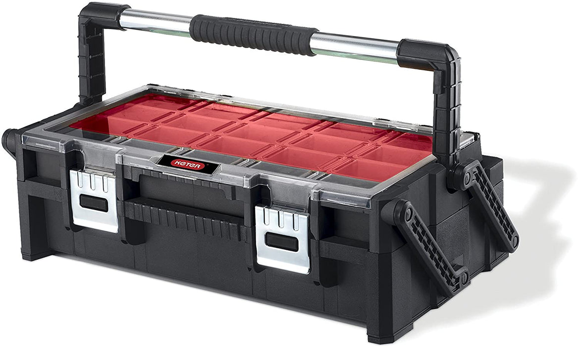 Keter - 236758 22 Inch Resin Cantilever Tool Box with 27 Removable Com —  Anex Global Distribution