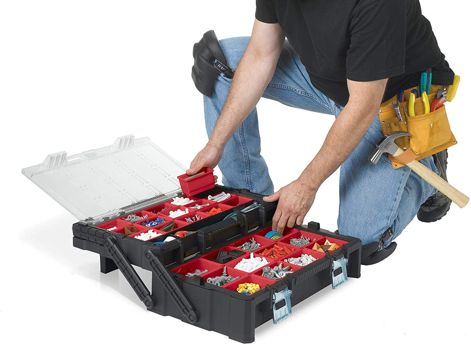 Keter - 236758 22 Inch Resin Cantilever Tool Box with 27 Removable Com —  Anex Global Distribution